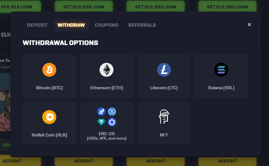 NFT Loans: Get the highest LTV and 0% fees on Rollbit 💸