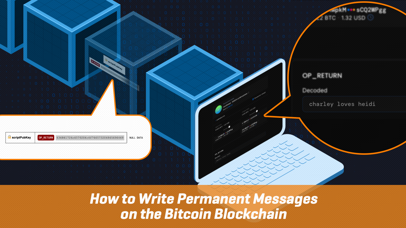 How to Write Permanent Messages on the Bitcoin Blockchain