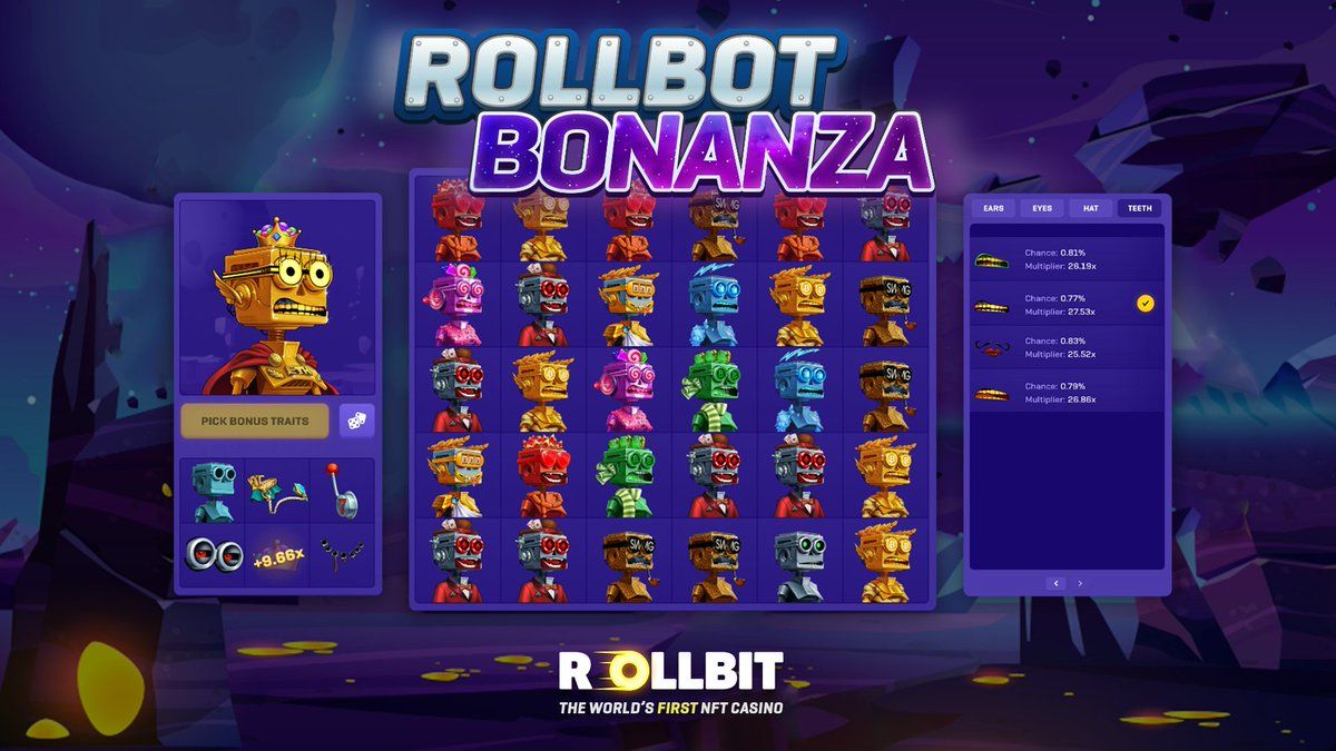 Introducing Rollbot Bonanza: A thrilling NFT inspired slot experience
